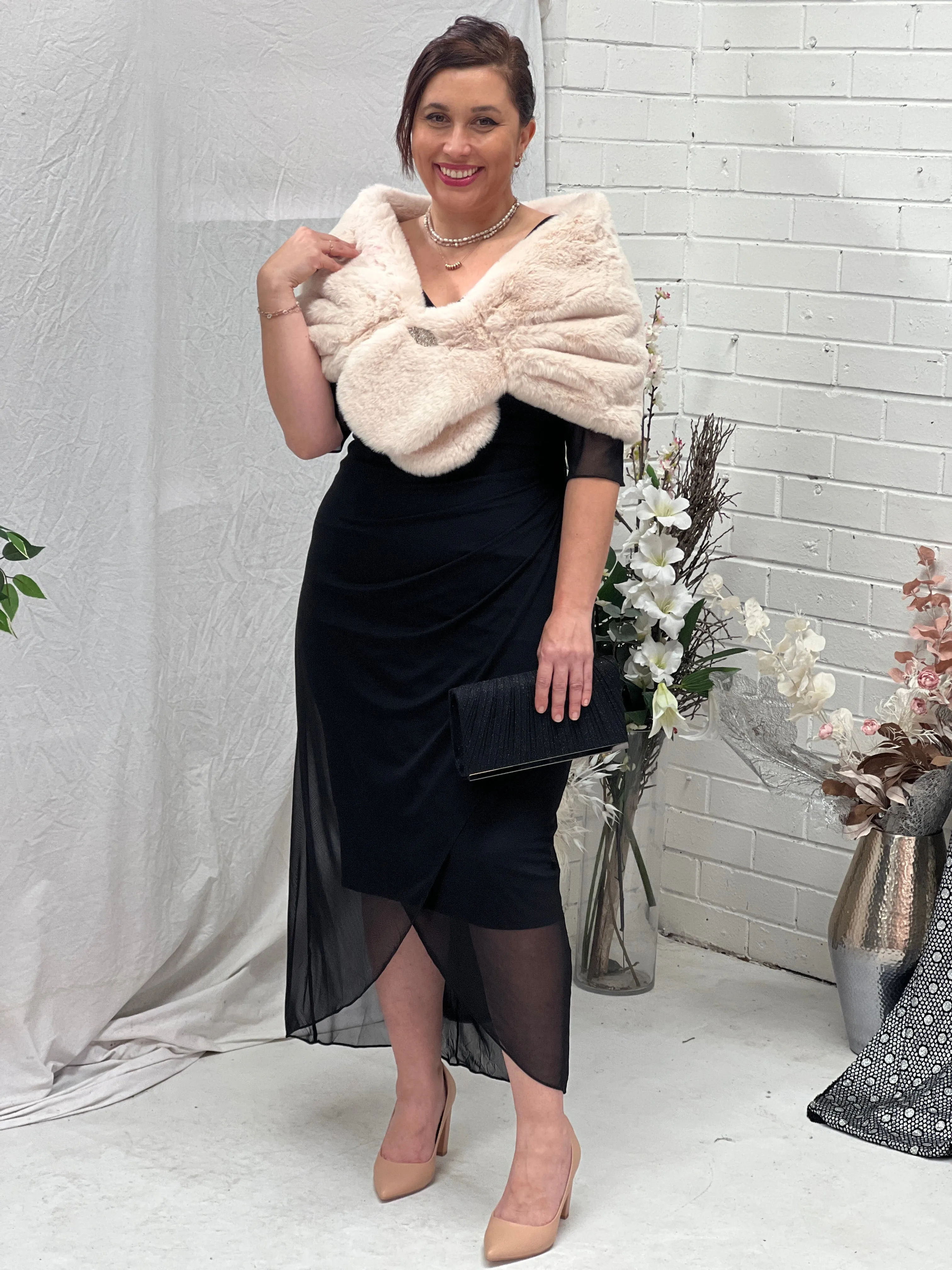 Yancy Black Evening Dress