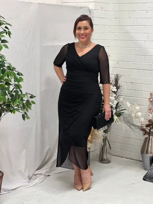 Yancy Black Evening Dress